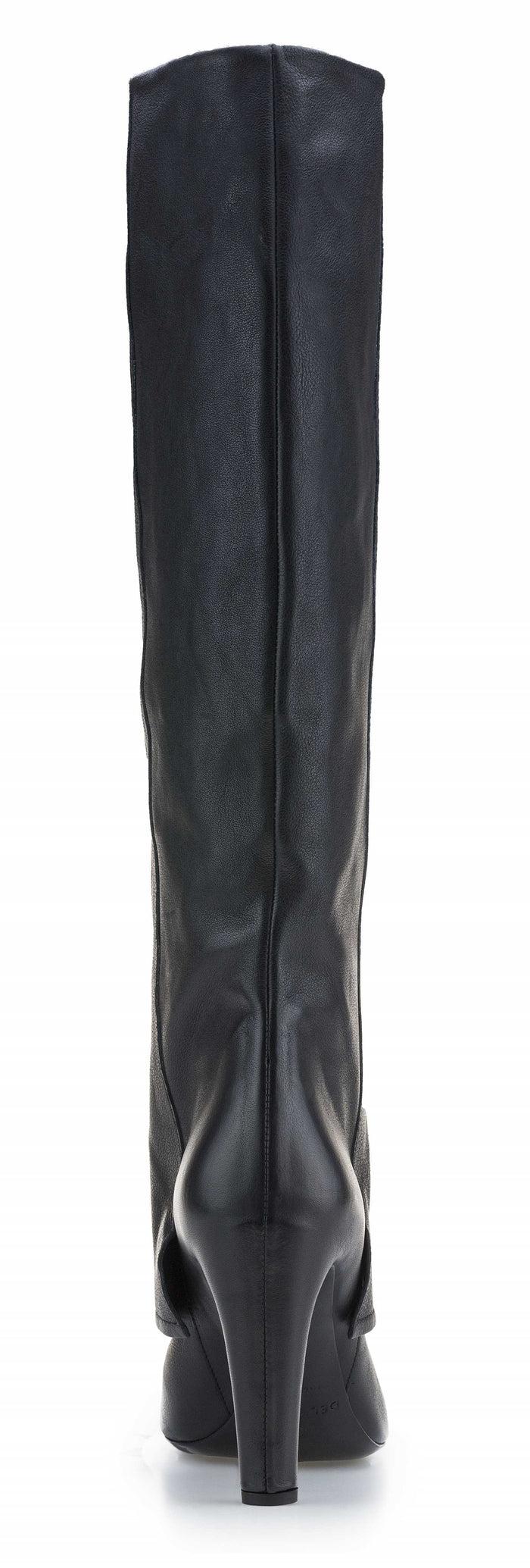 Del Carlo OTHILA 10837 - Knee-high Black Leather Boots - Del Carlo
