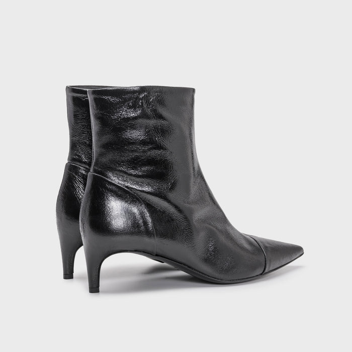 Del Carlo PARIS 11618-Low Stiletto Heel Ankle Boots