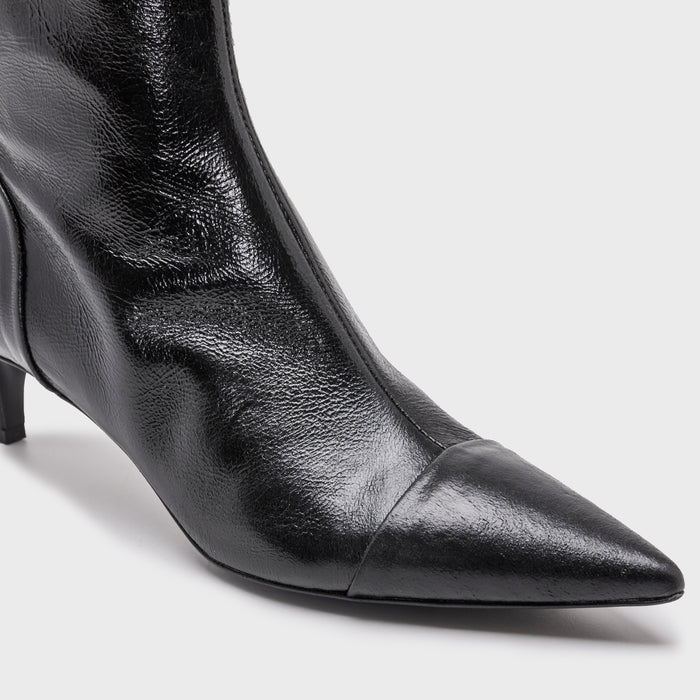 Del Carlo PARIS 11618-Low Stiletto Heel Ankle Boots