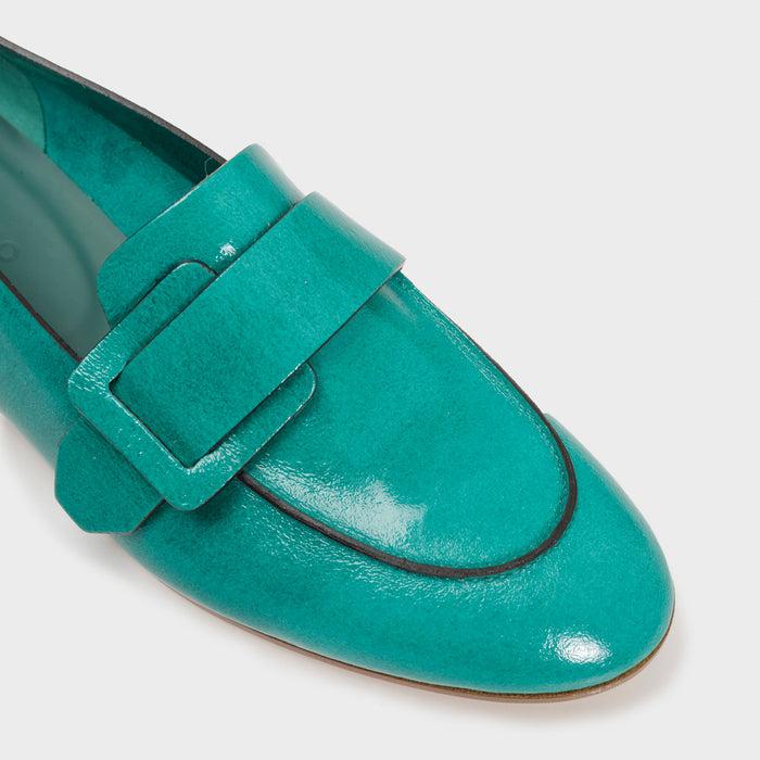 Del Carlo PORTOFINO 11500 - Flat Loafers In Leather With Buckle - Del Carlo