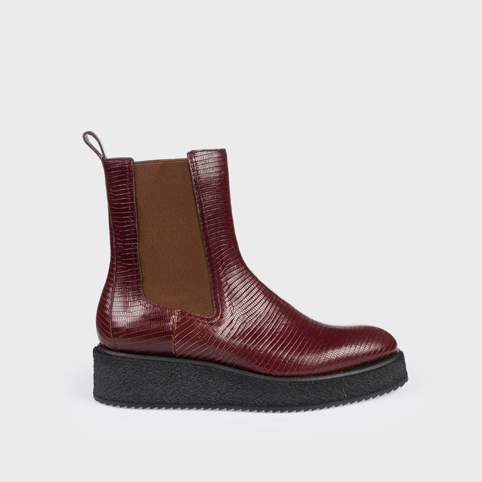 del carlo RAMA 11211 - Printed leather ankle boots - Del Carlo