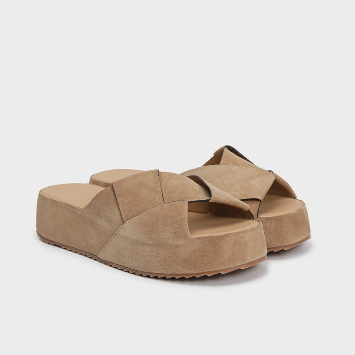 Del Carlo REEF 11927 - Peep-toe Platform Mules - Del Carlo