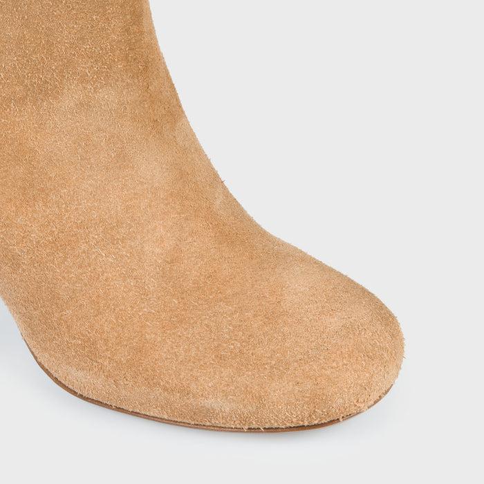 Del Carlo SIOUX 11032 - Beige Suede Ankle Boots - Del Carlo