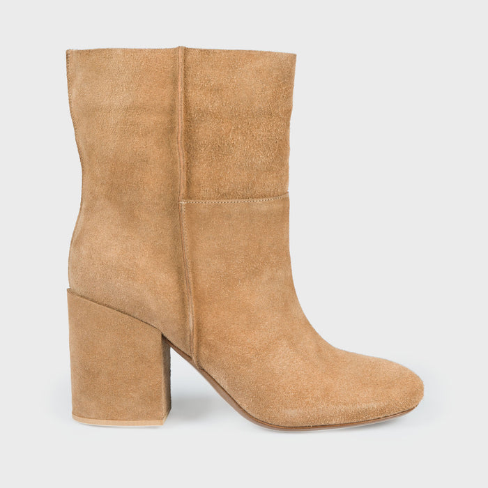 del carlo SIOUX 11032 - Beige suede ankle boots - Del Carlo