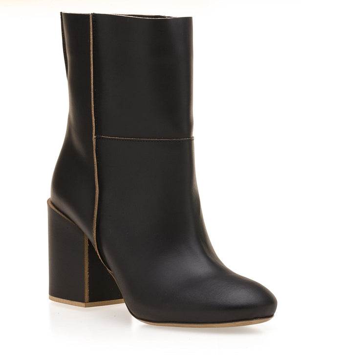 Del Carlo SIOUX 11032 - Black Leather Ankle Boots - Del Carlo