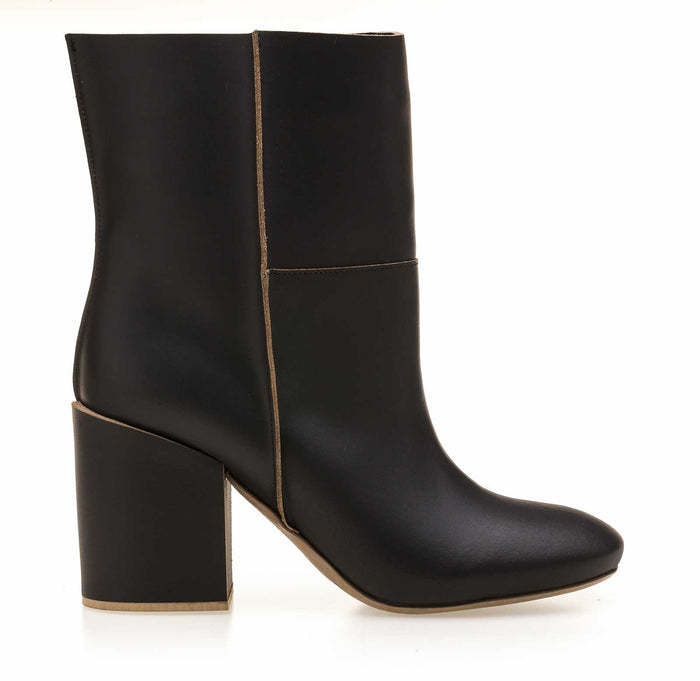 del carlo SIOUX 11032 - Black leather ankle boots - Del Carlo