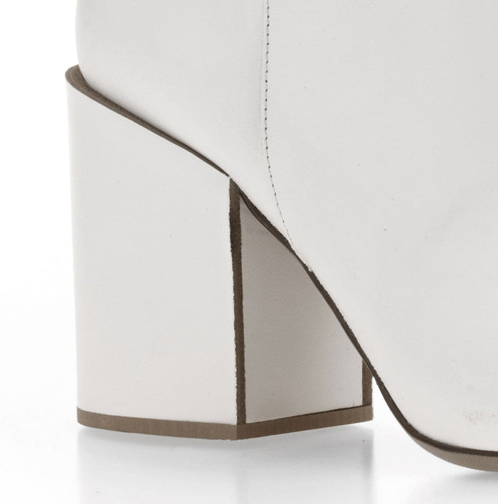 Del Carlo SIOUX 11033 - Knee-high White Leather Boots - Del Carlo