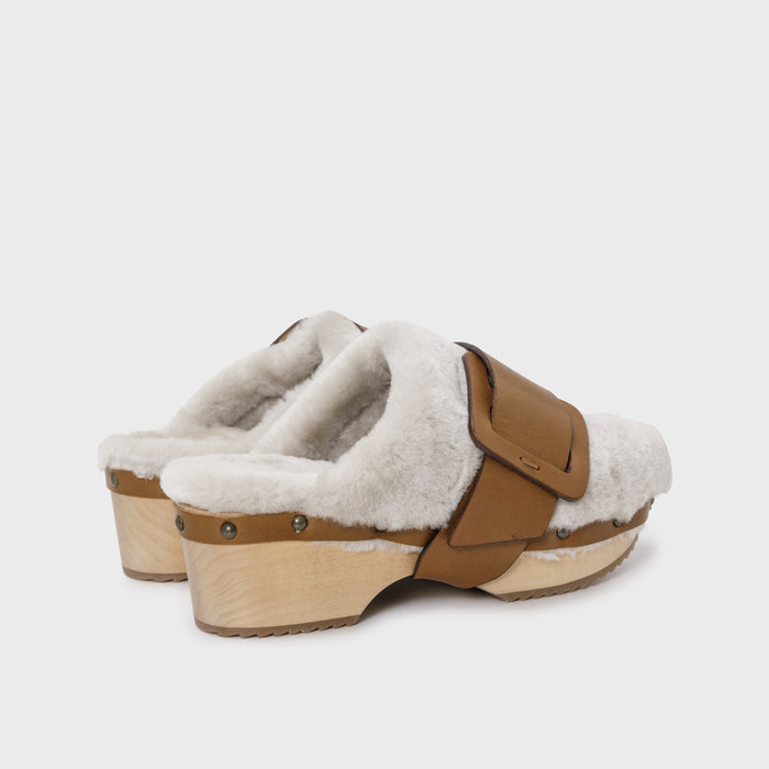 Del Carlo TOKYO 11437 - Shearling Mules Clogs - Del Carlo