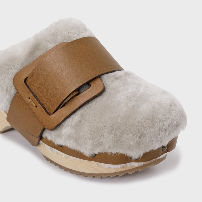Del Carlo TOKYO 11437 - Shearling Mules Clogs - Del Carlo