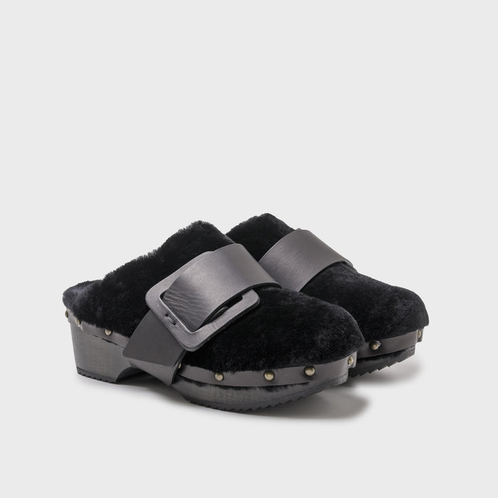 Del Carlo TOKYO 11437 - Shearling Mules Clogs - Del Carlo