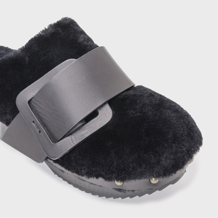 Del Carlo TOKYO 11437 - Shearling Mules Clogs - Del Carlo