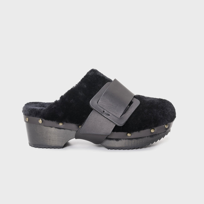 del carlo TOKYO 11437 - Shearling mules clogs - Del Carlo