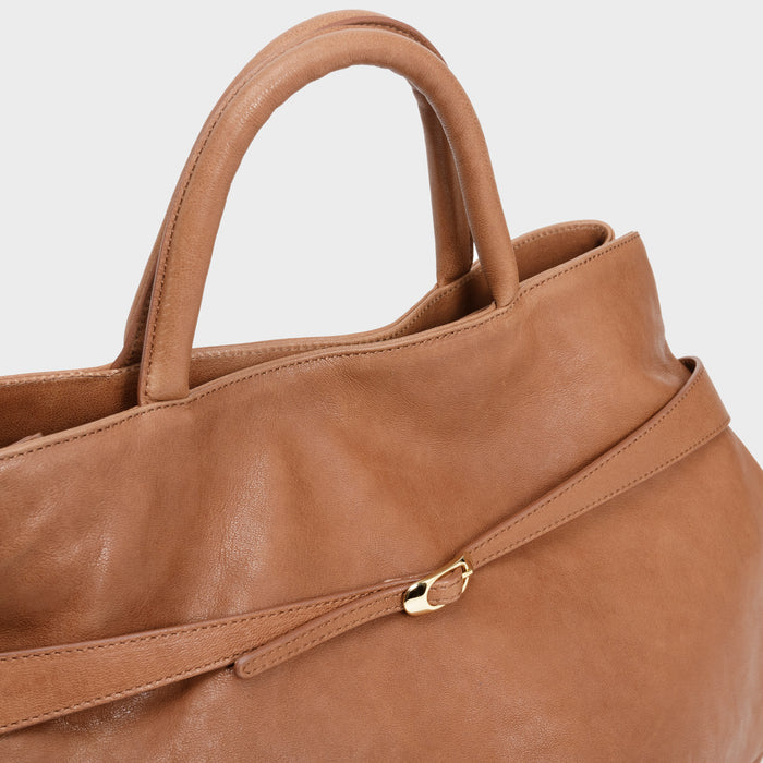 Del Carlo VIRNA - Cross-body Bag In Leather With Handle - Del Carlo