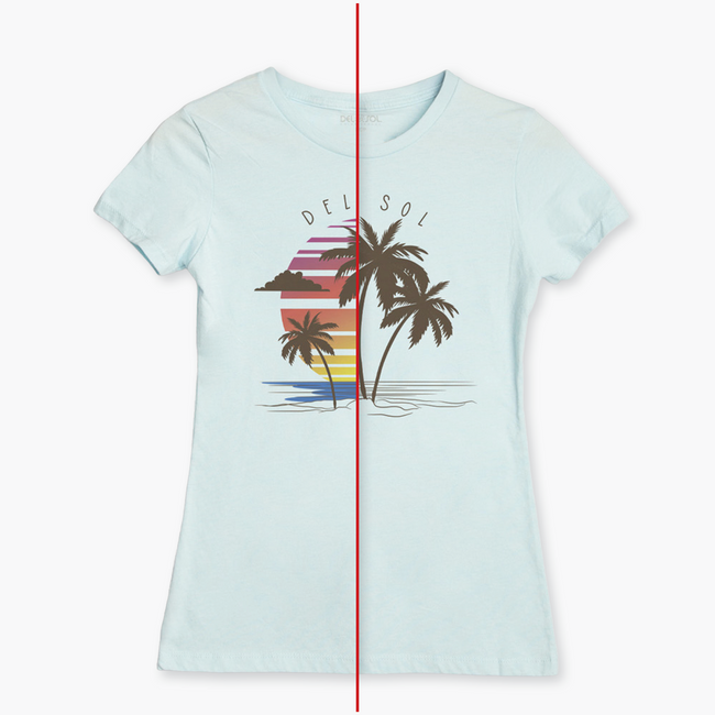 Del Sol Big Sunset - Women's Color-Changing Shirt | Del Sol