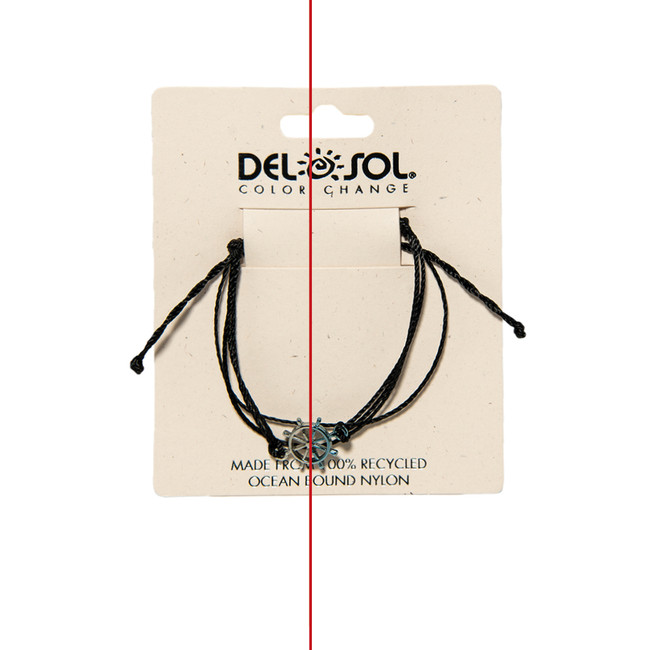 Del Sol Black Helm Eco Bracelet - Color-Changing Jewelry | Del Sol