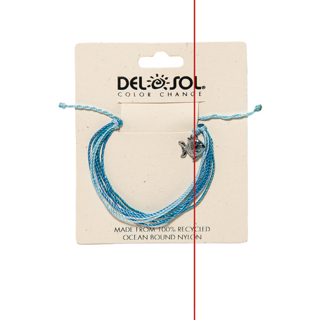 Del Sol Blue Lagoon Fish Eco Bracelet - Color-Changing Jewelry | Del Sol
