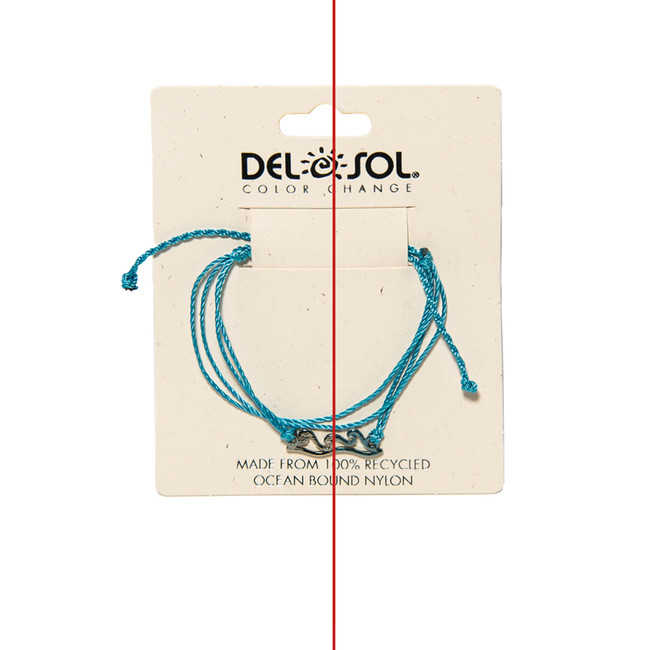 Del Sol Blue Lagoon Wave Eco Bracelet - Color-Changing Jewelry | Del Sol