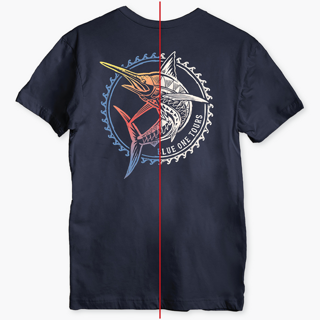 Del Sol Blue One Tours - Men's Color-Changing T-Shirt | Del Sol