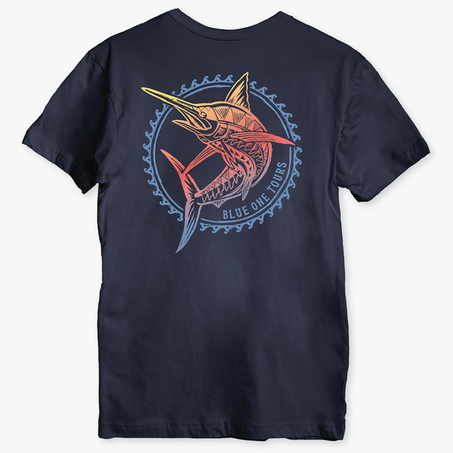 del sol Blue One Tours - Men's Color-Changing T-Shirt | Del Sol