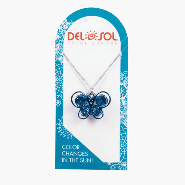 del sol Butterfly Necklace - Color-Changing Jewelry | Del Sol