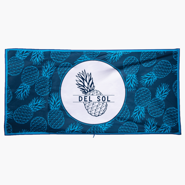 Del Sol Color-Changing Beach Towel - Pineapple Beach | Del Sol