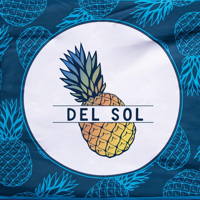 Del Sol Color-Changing Beach Towel - Pineapple Beach | Del Sol