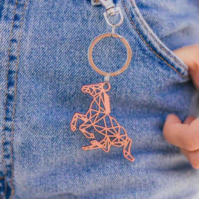 Del Sol Color-Changing Horse Key Chain | Del Sol
