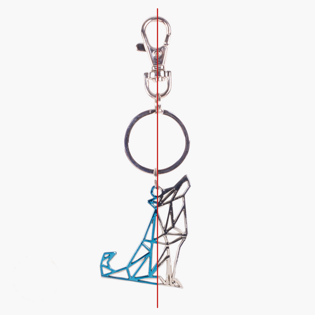 Del Sol Color-Changing Wolf Key Chain | Del Sol