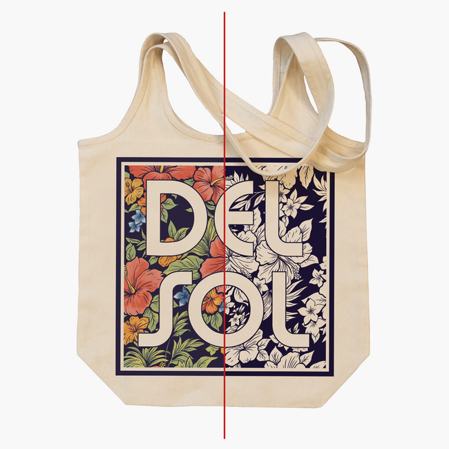 Del Sol Floral Paradise Color-Changing Tote | Del Sol