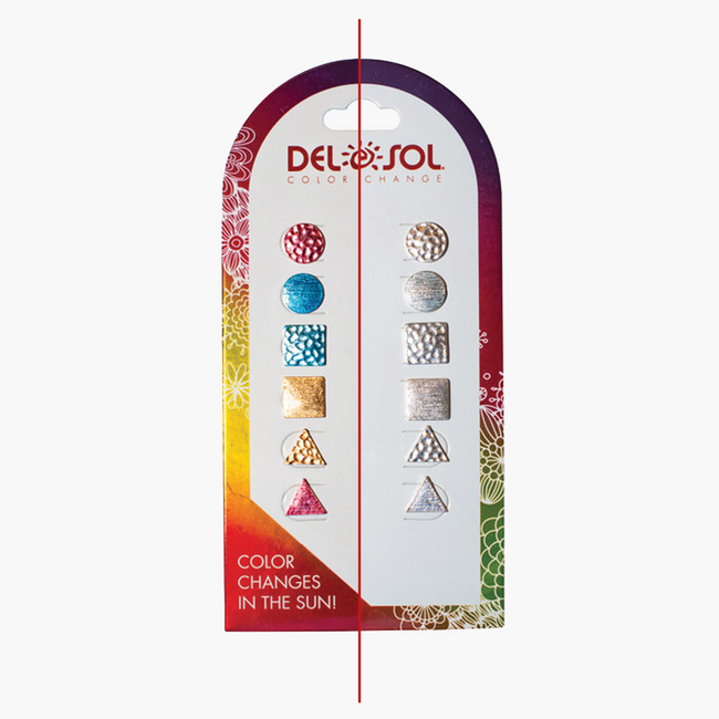 Del Sol Geometric Earrings - Color-Changing Accessories | Del Sol