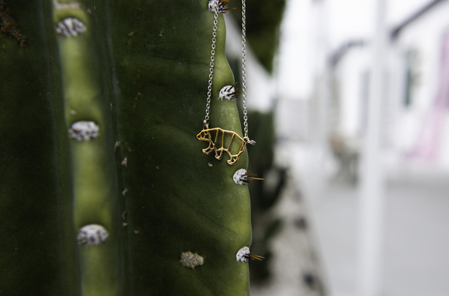 Del Sol Gold Bear Pendant - Color-Changing Necklace | Del Sol