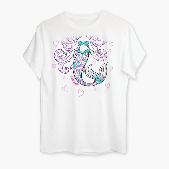 Del Sol Mermaid Disguise - Color-Changing Kids T-Shirt | Del Sol