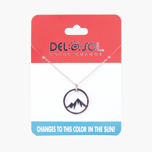 Del Sol Mountain Ring Pendant - Color-Changing Necklace | Del Sol