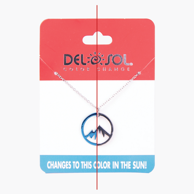 Del Sol Mountain Ring Pendant - Color-Changing Necklace | Del Sol