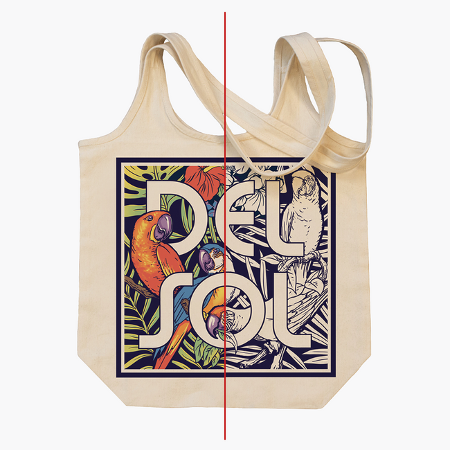 Del Sol Parrot Paradise Color-Changing Tote | Del Sol