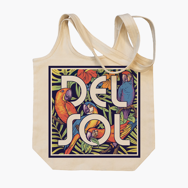 del sol Parrot Paradise Color-Changing Tote | Del Sol