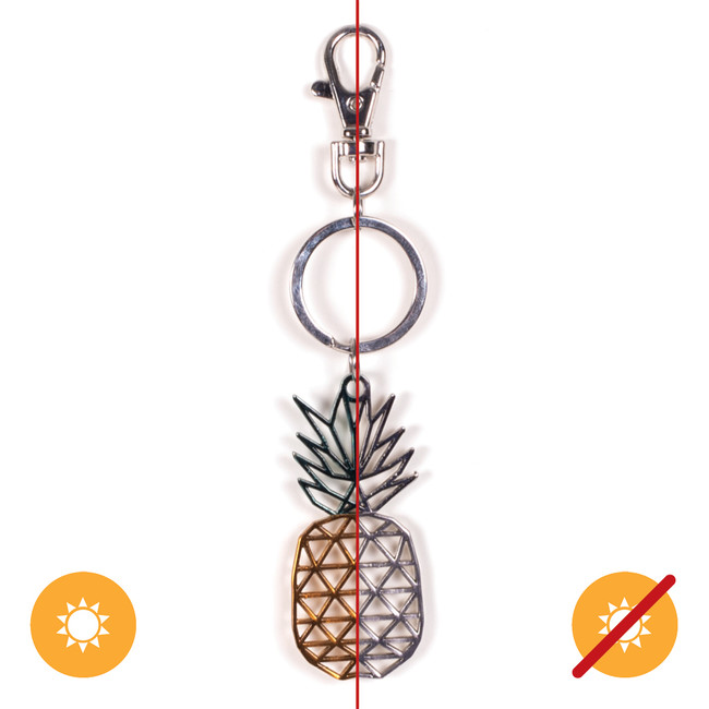 Del Sol Pineapple Key Chain - Color-Changing Key Chain | Del Sol