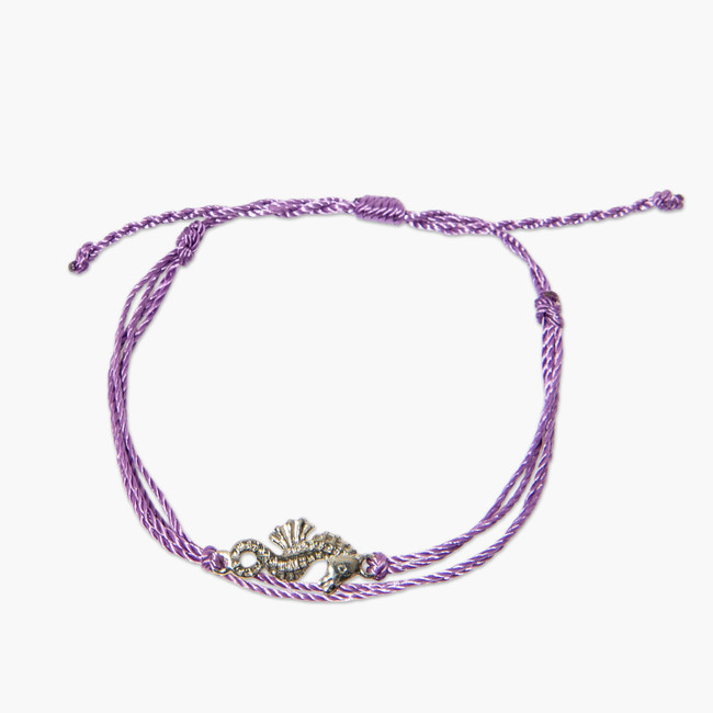 Del Sol Purple Sea Horse Eco Bracelet - Color-Changing Jewelry | Del Sol