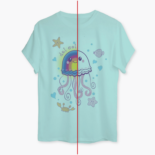 Del Sol Rainbow Jelly - Color-Changing Kids T-Shirt | Del Sol
