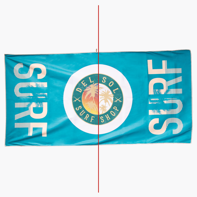 Del Sol Surf Shop - Color-Changing Beach Towel | Del Sol