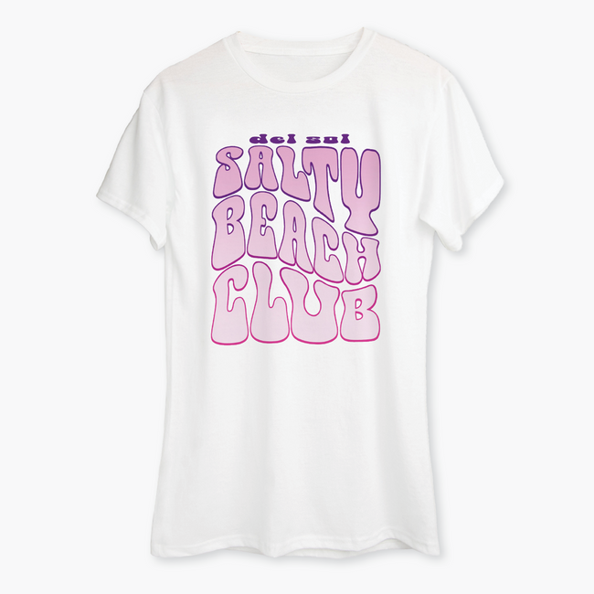 Del Sol Womens Salty Beach Club - Color-Changing Womens T-Shirt | Del Sol
