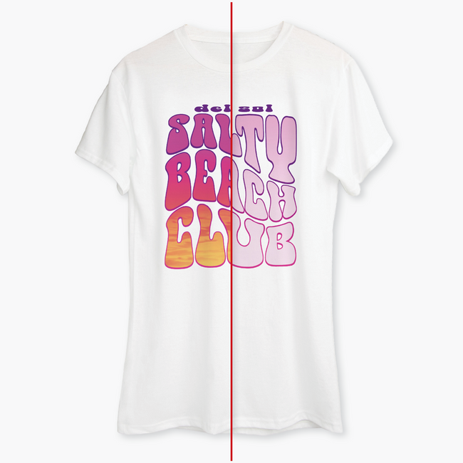 Del Sol Womens Salty Beach Club - Color-Changing Womens T-Shirt | Del Sol