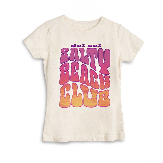 del sol Womens Salty Beach Club - Color-Changing Womens T-Shirt | Del Sol