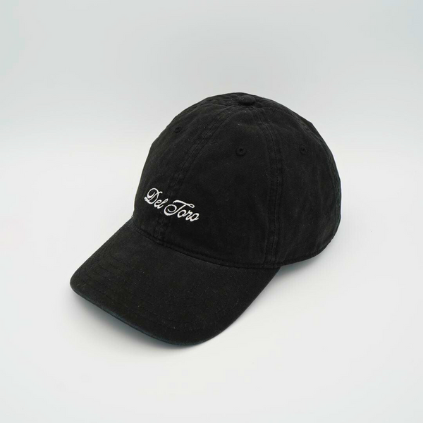 Del Toro Shoes Loafer Logo Dad Hat - Black Black