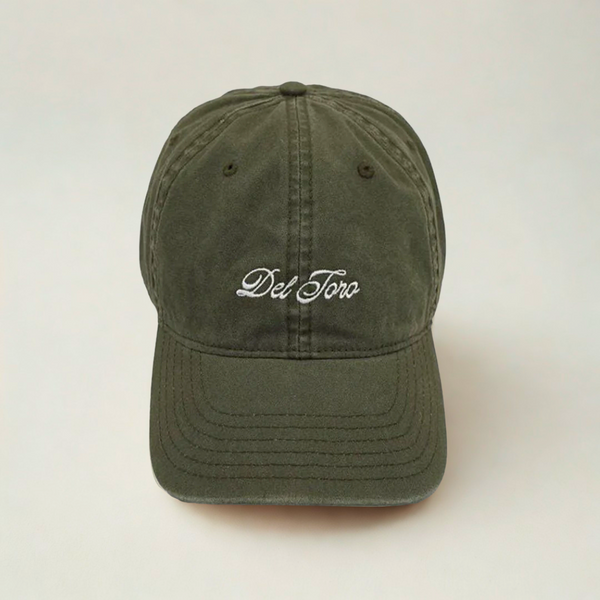 del toro shoes Loafer Logo Dad Hat - Olive Olive