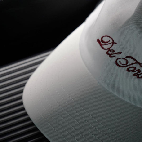 Del Toro Shoes Loafer Logo Dad Hat - White White