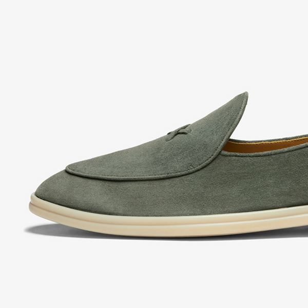 Del Toro Shoes Men's Pine Suede Viaggio Loafer