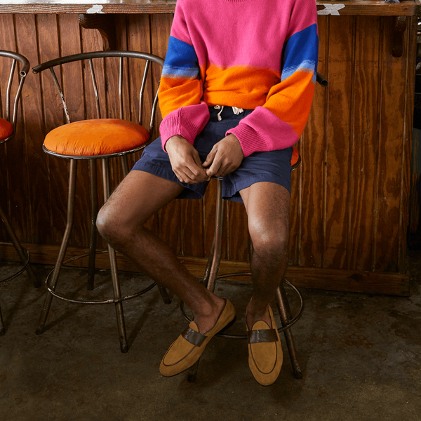 Del Toro Shoes Men's Tan Suede Centesimo Tan Suede