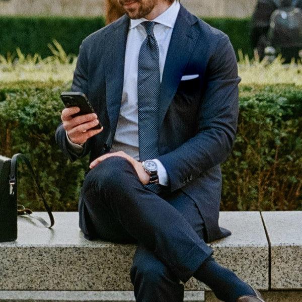 Del Toro Shoes Light Blue Cotton Pocket Square Light Blue Cotton