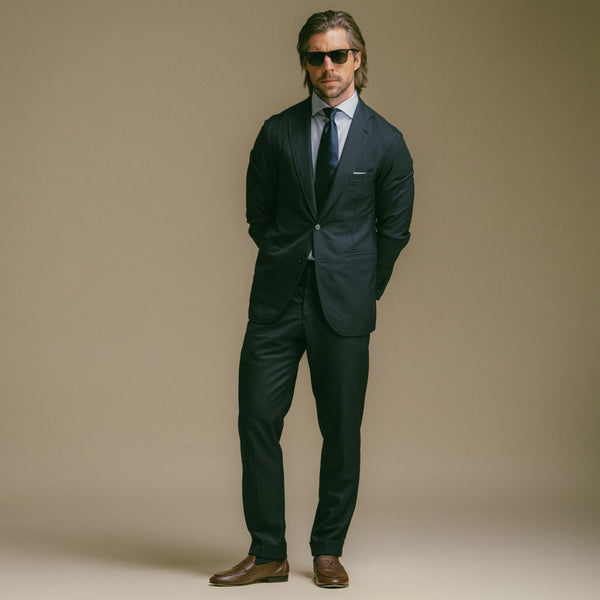 Del Toro Shoes Light Blue Cotton Pocket Square Light Blue Cotton